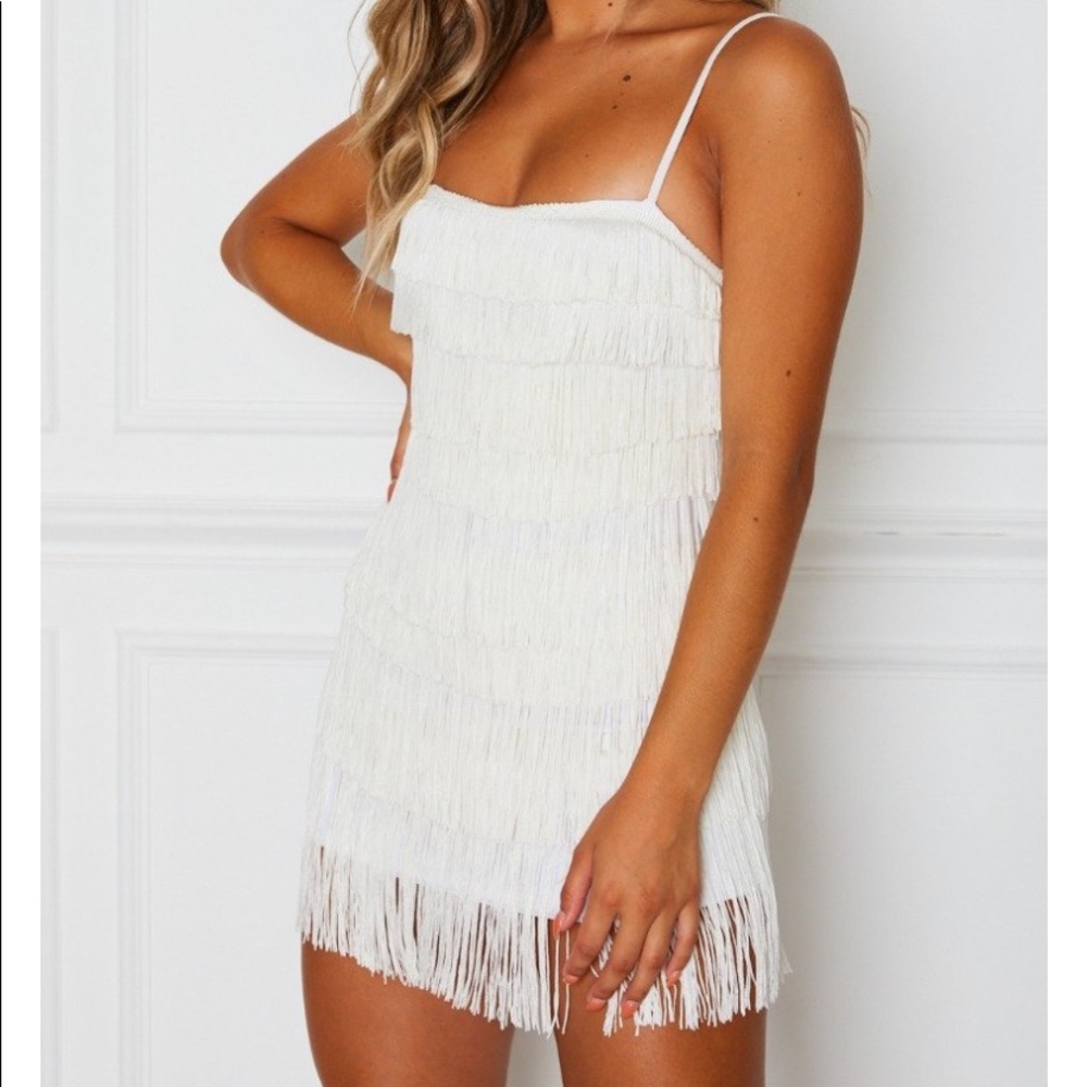 Finest Hour Mini Dress Off White